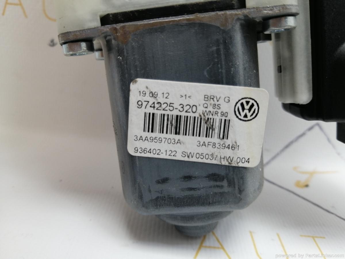 Motoras macara geam stanga spate VOLKSWAGEN PASSAT 365 2010 - 2014 1.6 TDi BlueMotion CAYC 3AA959795 / 3AA959703A