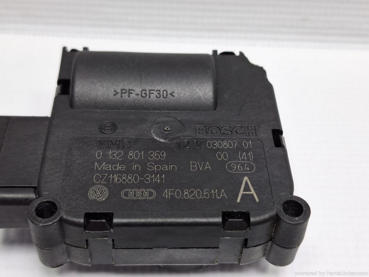 Motoras clapeta aeroterma AUDI A6 III Avant 4F5, C6 2005 - 2011 2.0 TDI BLB, BRE BOSCH 0132801359 4F0820511A