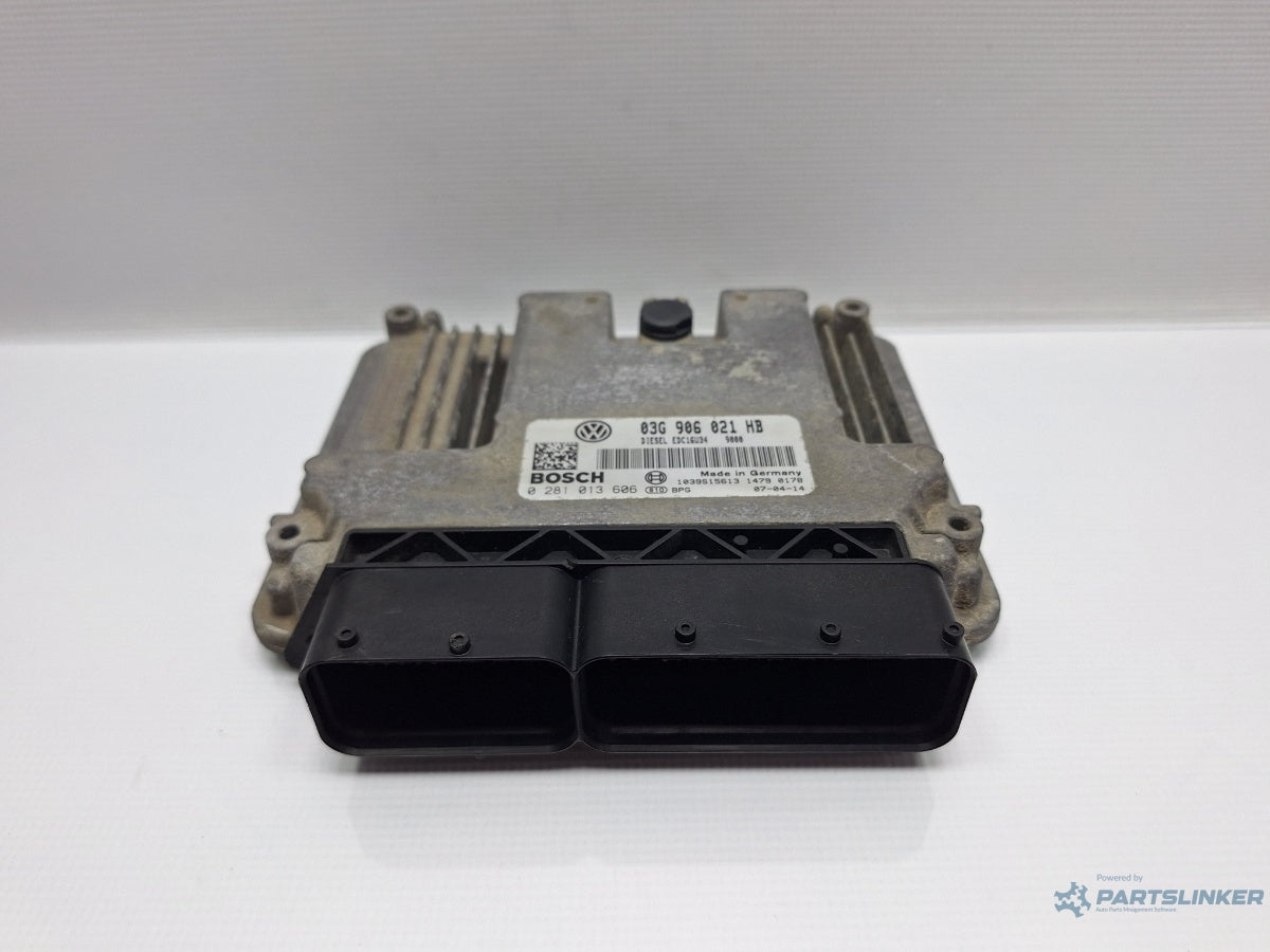 Calculator ECU motor VOLKSWAGEN GOLF V 1K1 2003 - 2009 TDI BKC, BLS, BXE BOSCH 0281013606 03G906021HB , EDC16U34