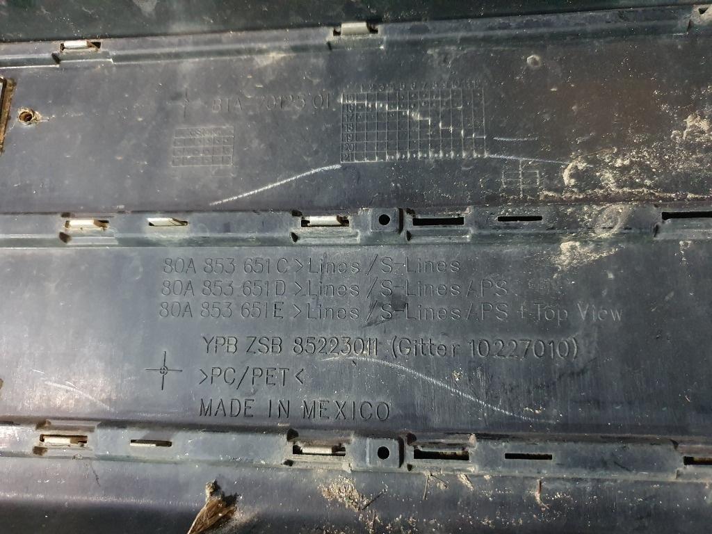 Grila cu semn S-line AUDI 80 V 8C, B4 1991 - 1995 80A853651C