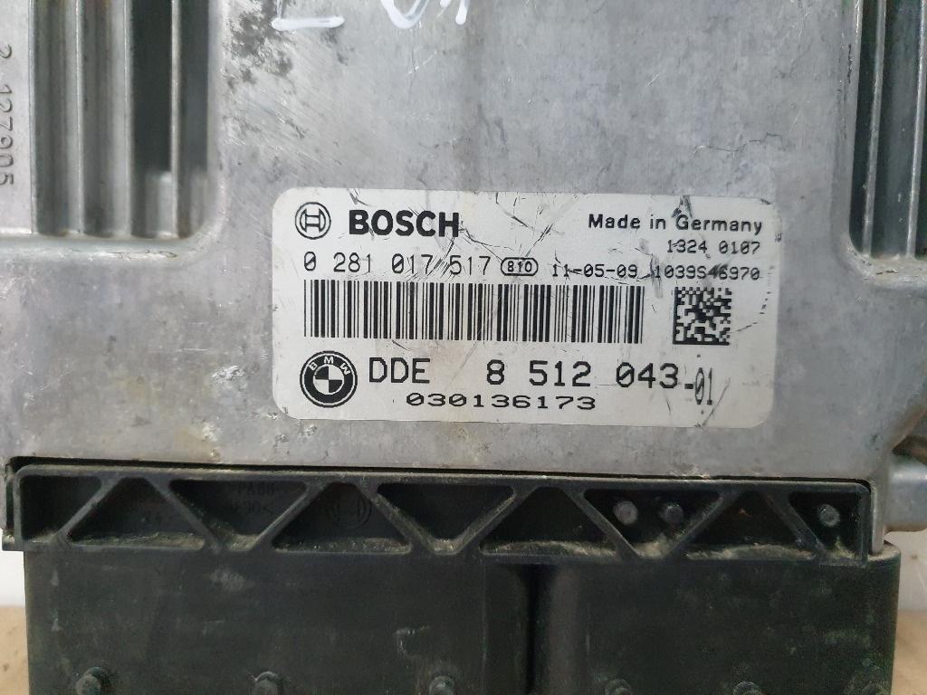Calculator ECU motor BMW 3 V E90 2004 - 2012 2.0 320 d M47 D20 (204D4) BOSCH 0281017517 8512043-01