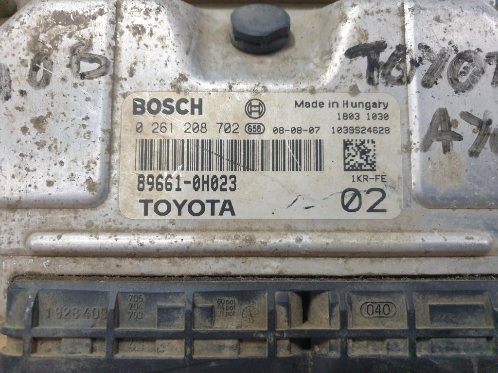 Calculator motor TOYOTA AYGO _B1_ 2005 - > 1.0 1.0 1KR-FE BOSCH 0261208702 89661-0H023