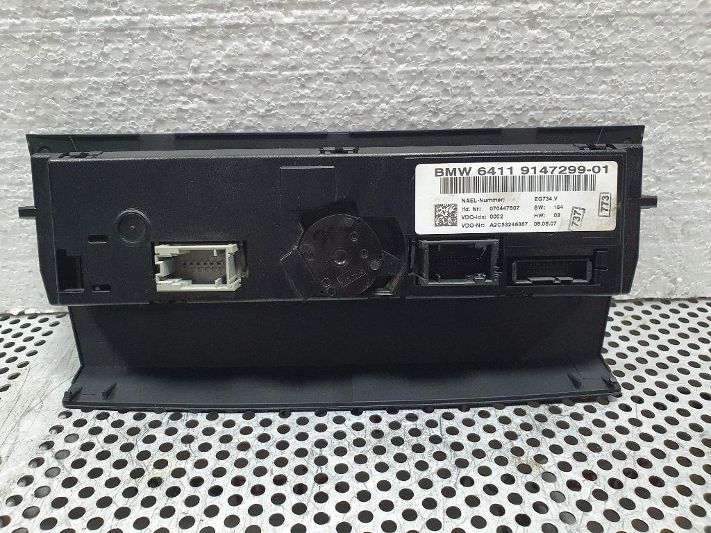 Panou comanda clima AC BMW 3 V E90 2004 - 2012 2.0 320 d M47 D20 (204D4), N47 D20 C 9147299-01