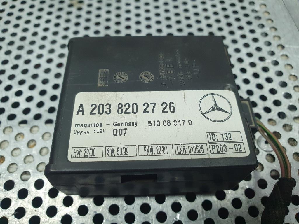 Modul alarma MERCEDES-BENZ C-CLASS II W203 2000 - 2007, MERCEDES-BENZ C-CLASS T-Model II S203 2001 - 20072.2 C 220 CDI OM 611.962 A2038202726