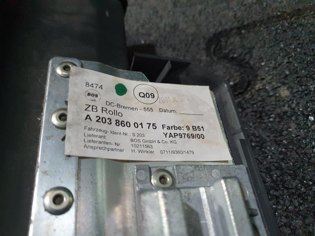 Rulou acoperire portbagaj MERCEDES-BENZ C-CLASS II W203 2000 - 2007, MERCEDES-BENZ C-CLASS T-Model II S203 2001 - 20072.2 C 220 CDI OM 611.962 A2038600175