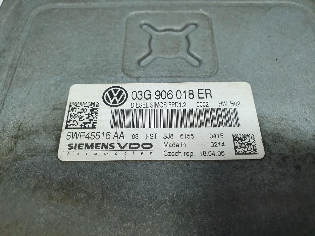 Calculator ECU motor VOLKSWAGEN PASSAT Variant 3C5 2005 - 2011 2.0 TDI BMR, CBBB 03G906018ER