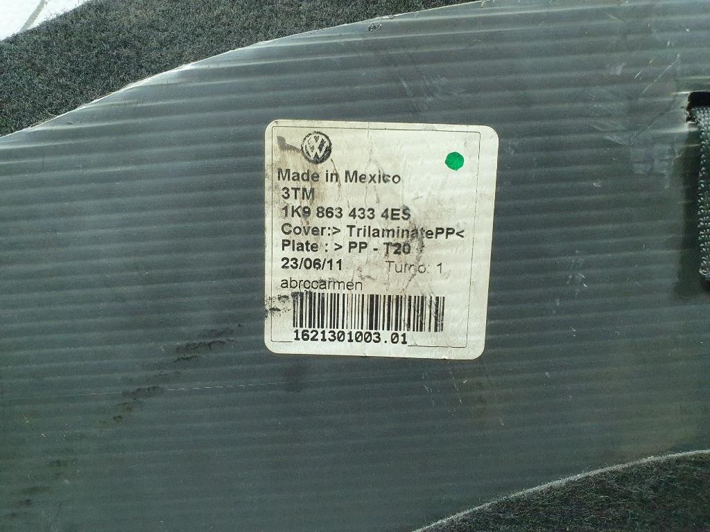 Mocheta portbagaj VOLKSWAGEN GOLF V Variant 1K5 2007 - 2009 1.9 TDI 4motion BLS 1K9863433