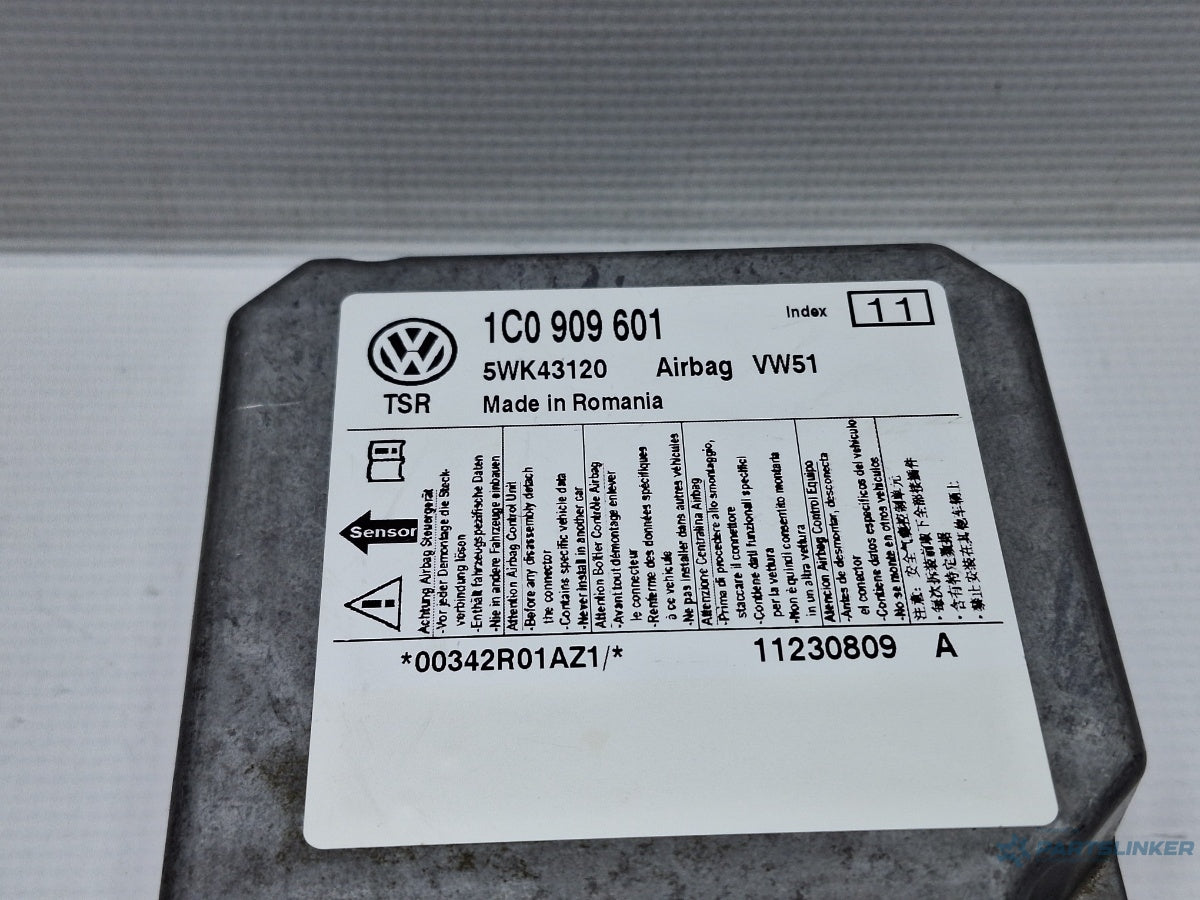 Calculator airbag SKODA OCTAVIA 1U2 1996 - 2010 16V AXP, BCA 1C0909601