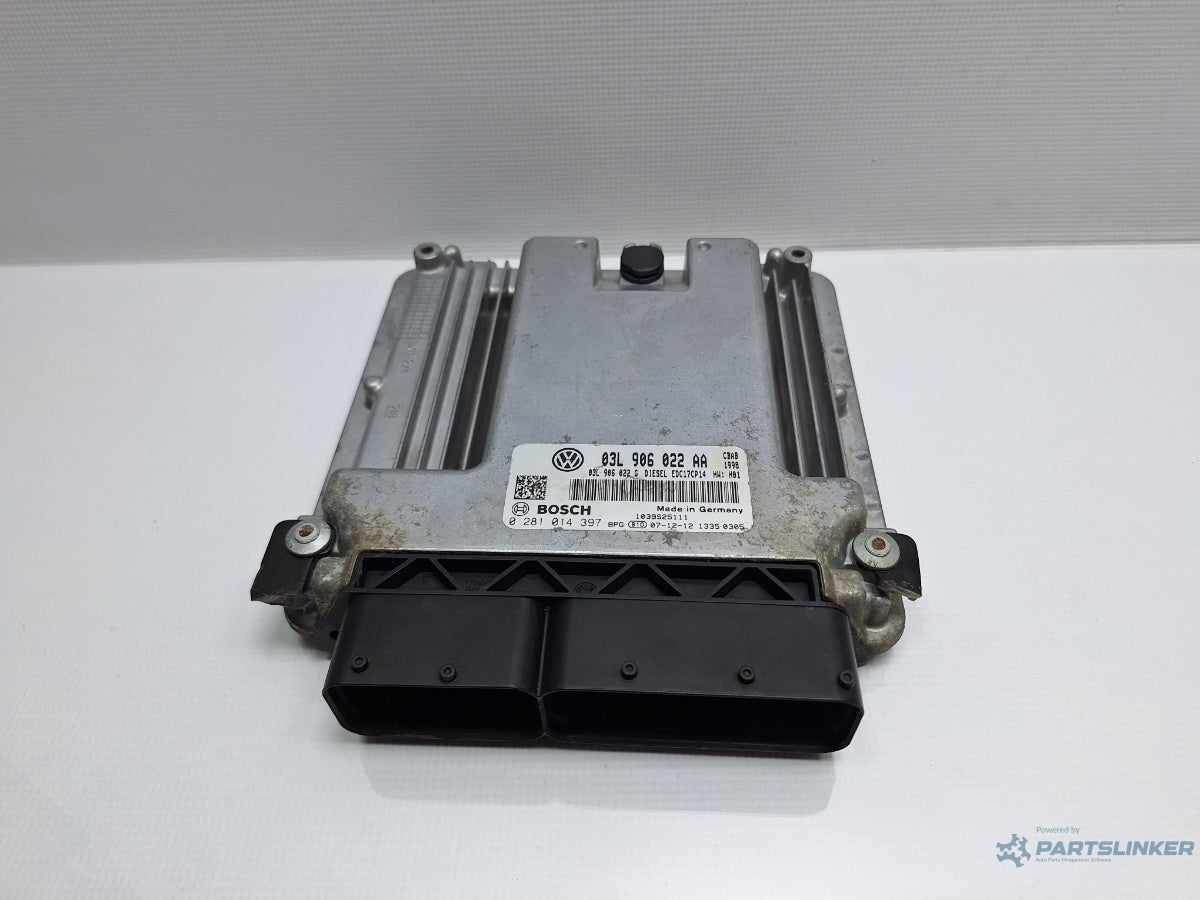 Calculator ECU motor VOLKSWAGEN TIGUAN 5N_ 2007 - > TDI 4motion CBAB, CFFB, CLJA BOSCH 0281014397 03L906022A , 03L906022G