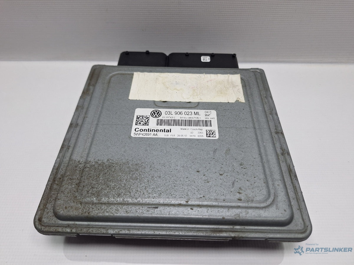 Calculator ECU DIESEL SIMOS PCR2.1 VOLKSWAGEN JETTA IV 162, 163, AV3, AV2 2009 - > TDI CAYC Continental 5WP42691AA 03L906023ML
