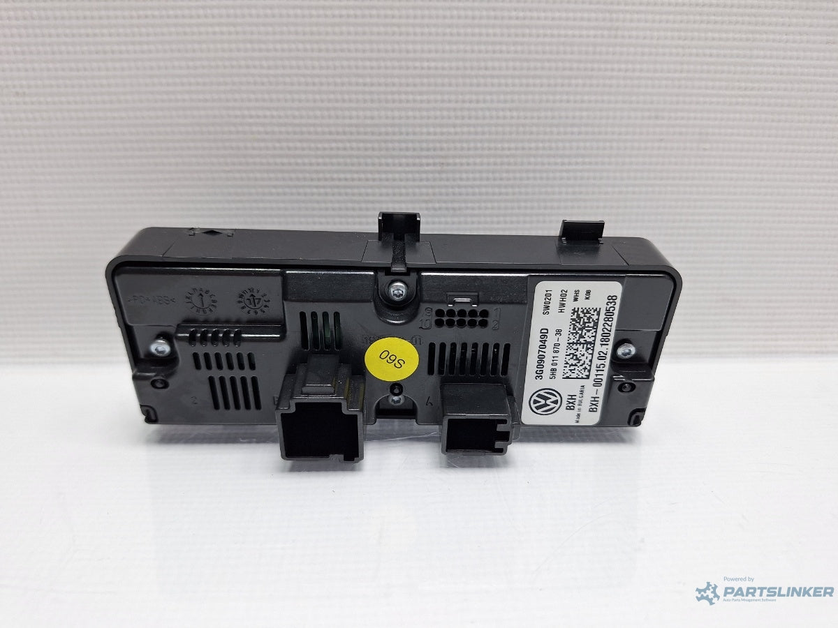 Panou comanda AC pasageri VOLKSWAGEN PASSAT Variant 3G5 2014 - > TDI CRLB, DBGA, DFGA 3G0907049D