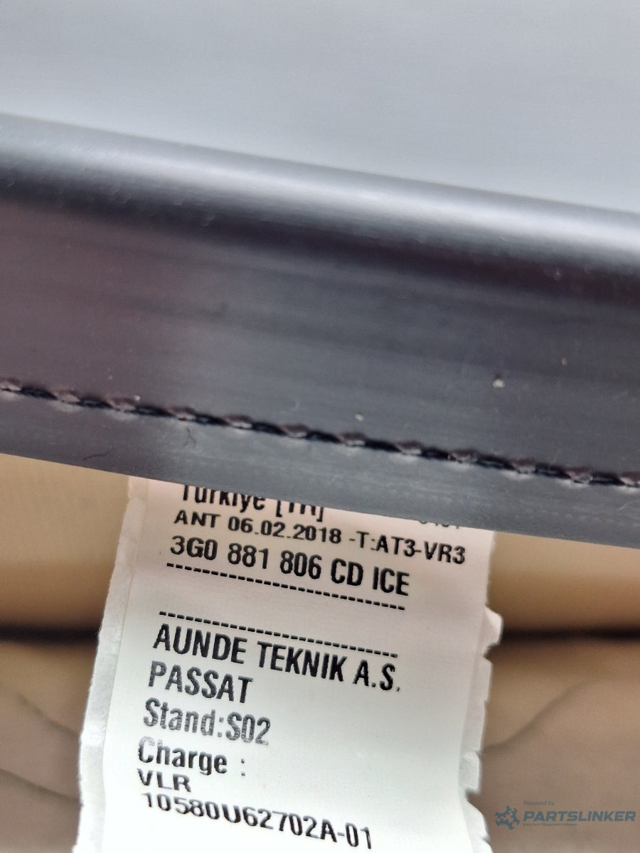 Spatar piele incalzit scaun dreapta VOLKSWAGEN PASSAT Variant 3G5 2014 - > TDI CRLB, DBGA, DFGA 3G0881806CD , 3G0963557