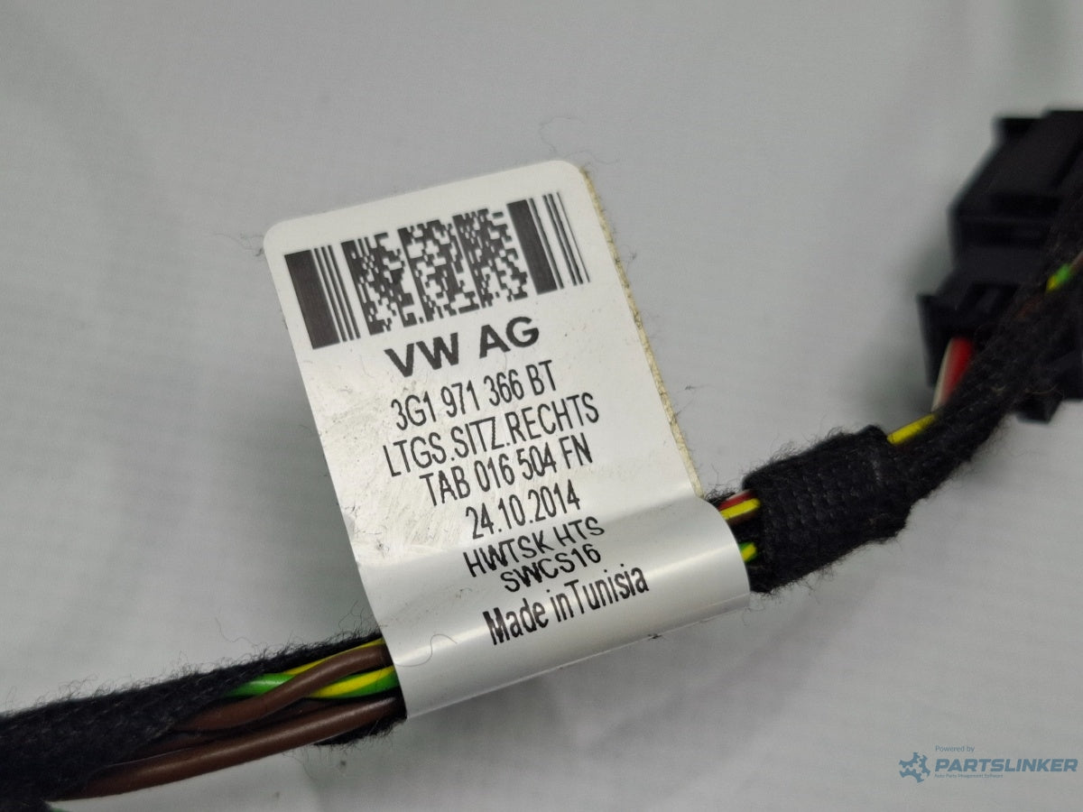 Cablaj adaptor scaun VOLKSWAGEN PASSAT Variant 3G5 2014 - > TDI CRLB, DBGA, DFGA 3G1971366BT