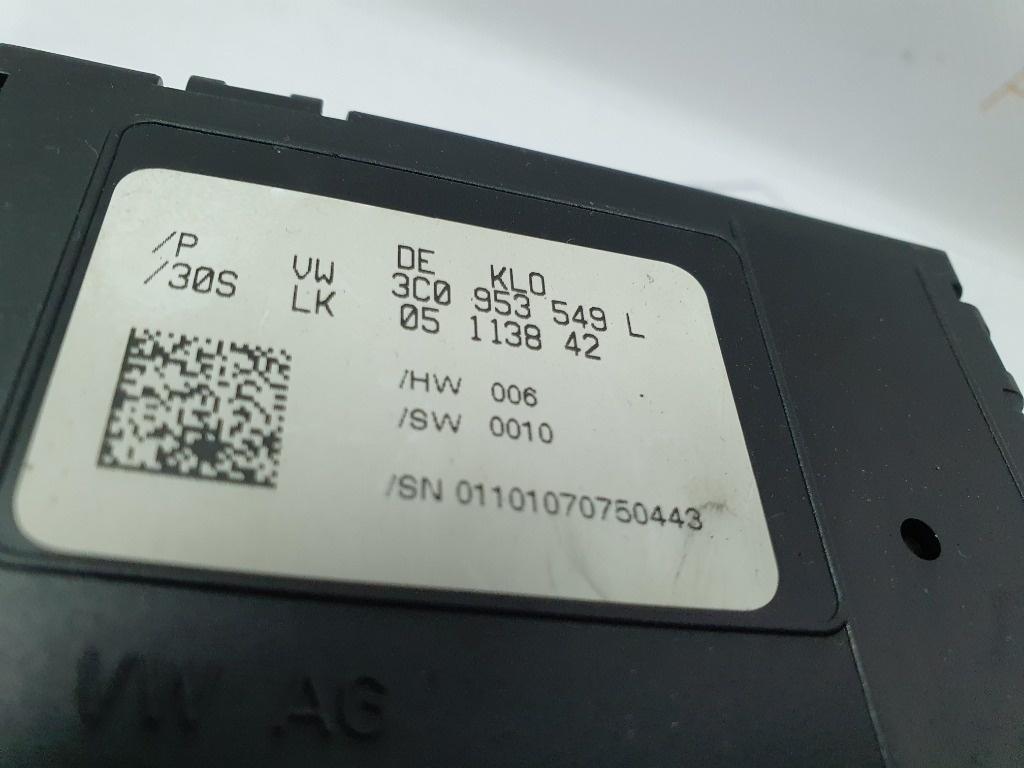 Modul coloana volan VOLKSWAGEN PASSAT Variant 3C5 2005 - 2011 3C0953549L