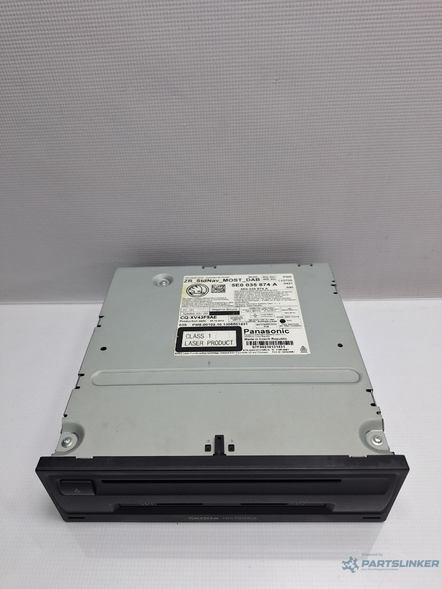 Unitate multimedia SKODA OCTAVIA Combi 5E5 2012 - > TDI CKFC, CRMB, CYKA 5E0035874A