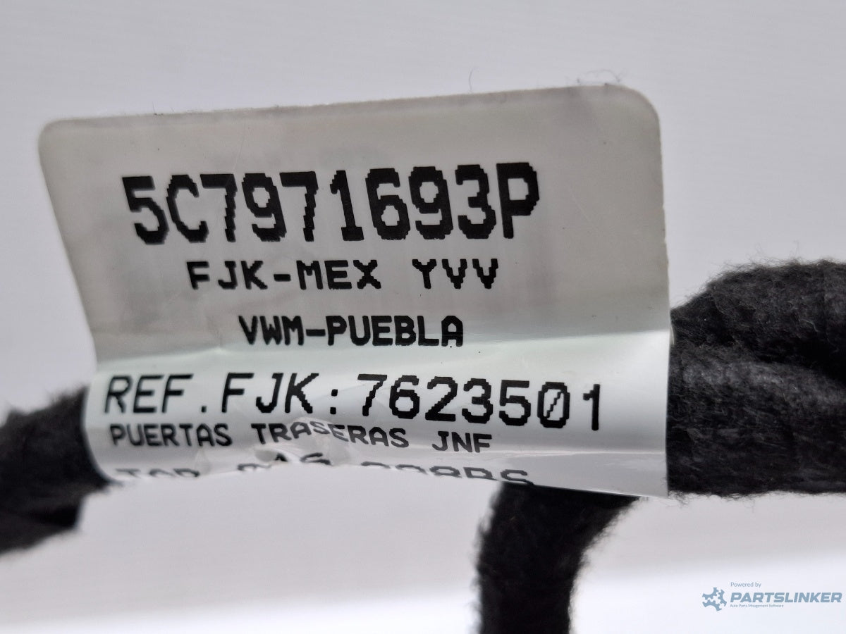 Instalatie electrica usa stanga spate VOLKSWAGEN JETTA IV 162, 163, AV3, AV2 2009 - > TDI CAYC 5C7971693P