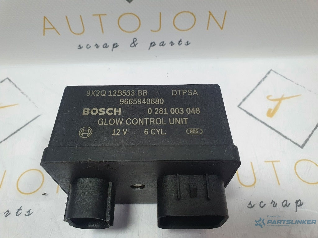 Releu bujii JAGUAR XF CC9_, X250 2008 - 2015 3.0 D 306DT, AJV6D BOSCH 0281003048 9X2Q12B533BB ,