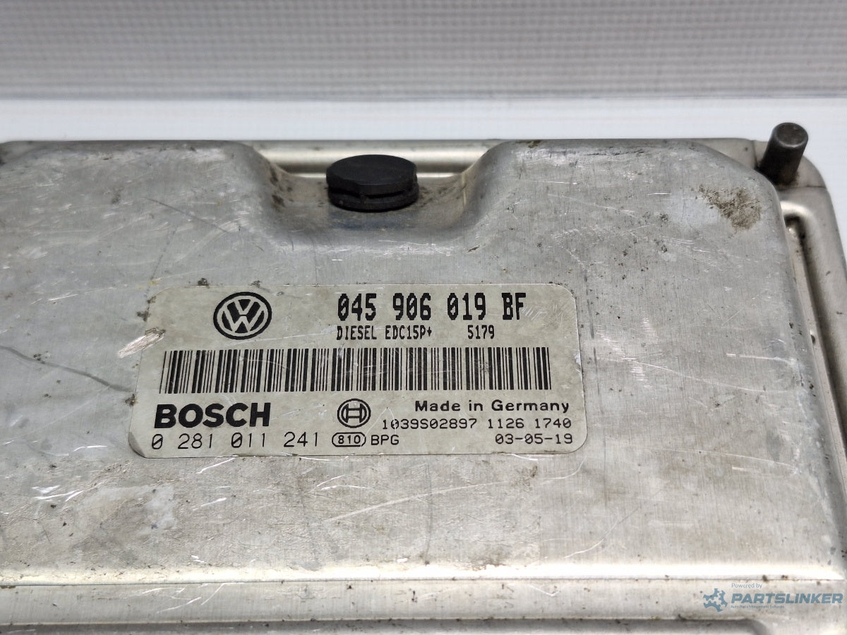 Calculator ECU motor VOLKSWAGEN POLO 9N_ 2001 - 2012 TDI AMF, BAY BOSCH 0281011241 045906019BF