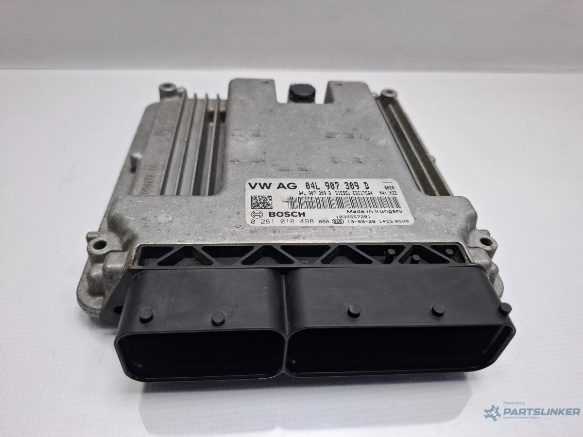 Calculator ECU motor SKODA OCTAVIA Combi 5E5 2012 - > TDI CKFC, CRMB, CYKA BOSCH 0281018498 04L907309D