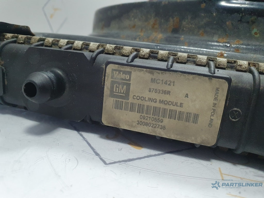 Radiator apa cu ventilator OPEL CORSA C F08, F68, X01 2000 - 2009 1.0 Z 10 XEP 870336R