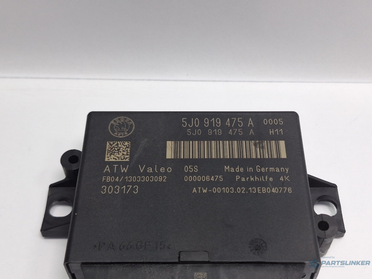 Calculator senzori parcare SKODA SUPERB III Estate 3T5 2009 - 2015 TDI CBBB, CFGB 5J0919475A