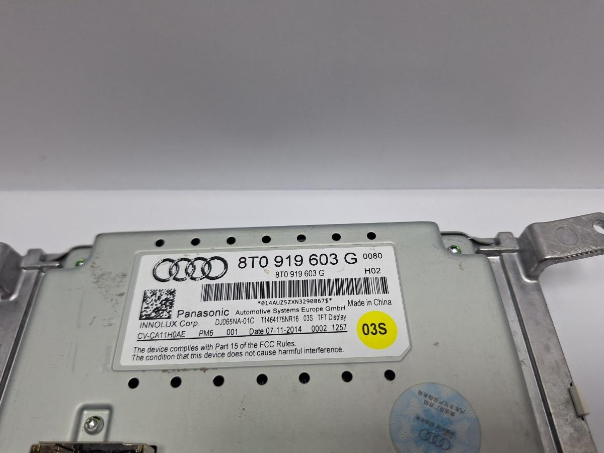 Display AUDI A4 IV Avant 8K5, B8 2007 - 2015 TDI CAGA, CJCA, CMEA, CMFA 8T0919603G