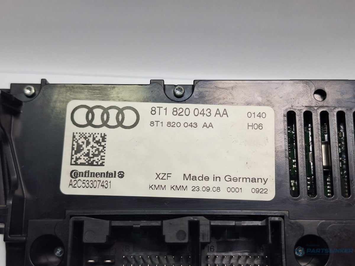 Panou clima AUDI A4 IV Avant 8K5, B8 2007 - 2015 TDI CAGA, CJCA, CMEA, CMFA 8T1820043AA