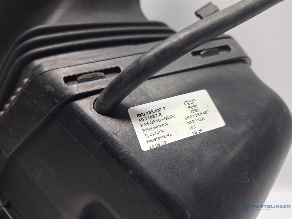 Carcasa filtru de aer AUDI A4 IV Avant 8K5, B8 2007 - 2015 TDI CAGA, CJCA, CMEA, CMFA 8K0133837T