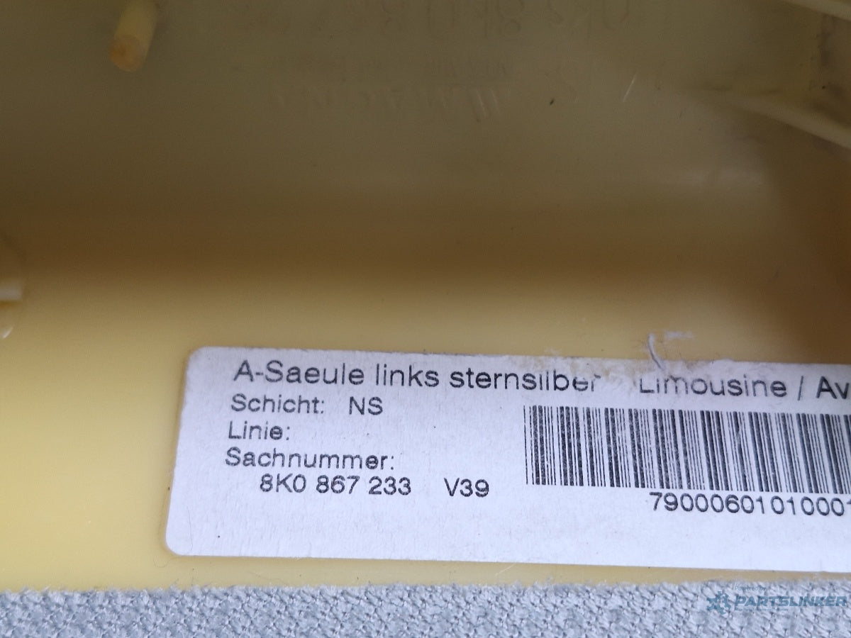 Ornament stalp parbriz stanga AUDI A4 IV Avant 8K5, B8 2007 - 2015 TDI CAGA, CJCA, CMEA, CMFA 8K0867233