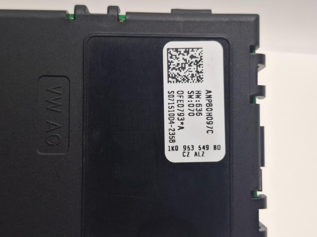 Calculator coloana volan VOLKSWAGEN TOURAN 1T1, 1T2 2003 - 2010 TDI BMM 1K0953549BD