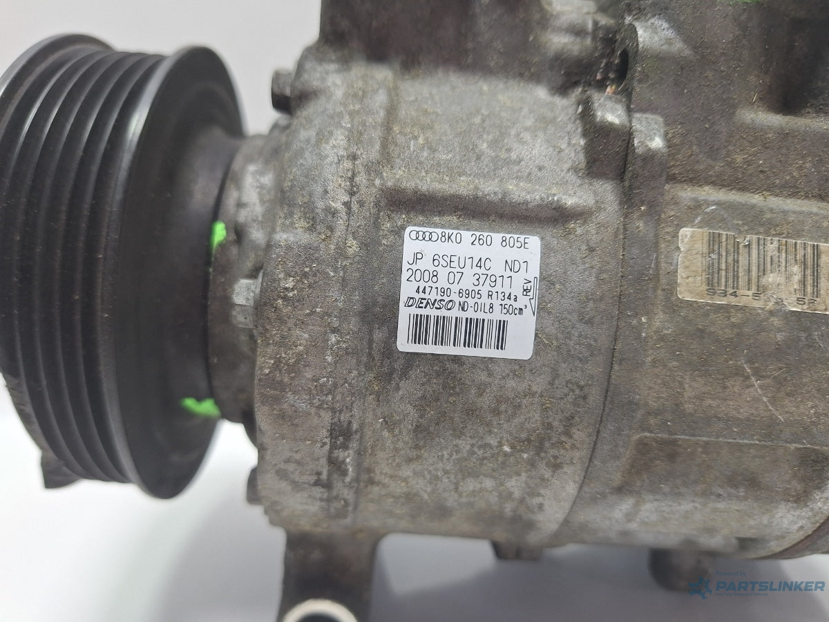Compresor AC AUDI A4 IV Avant 8K5, B8 2007 - 2015 TDI CAGA, CJCA, CMEA, CMFA 8K0260805E