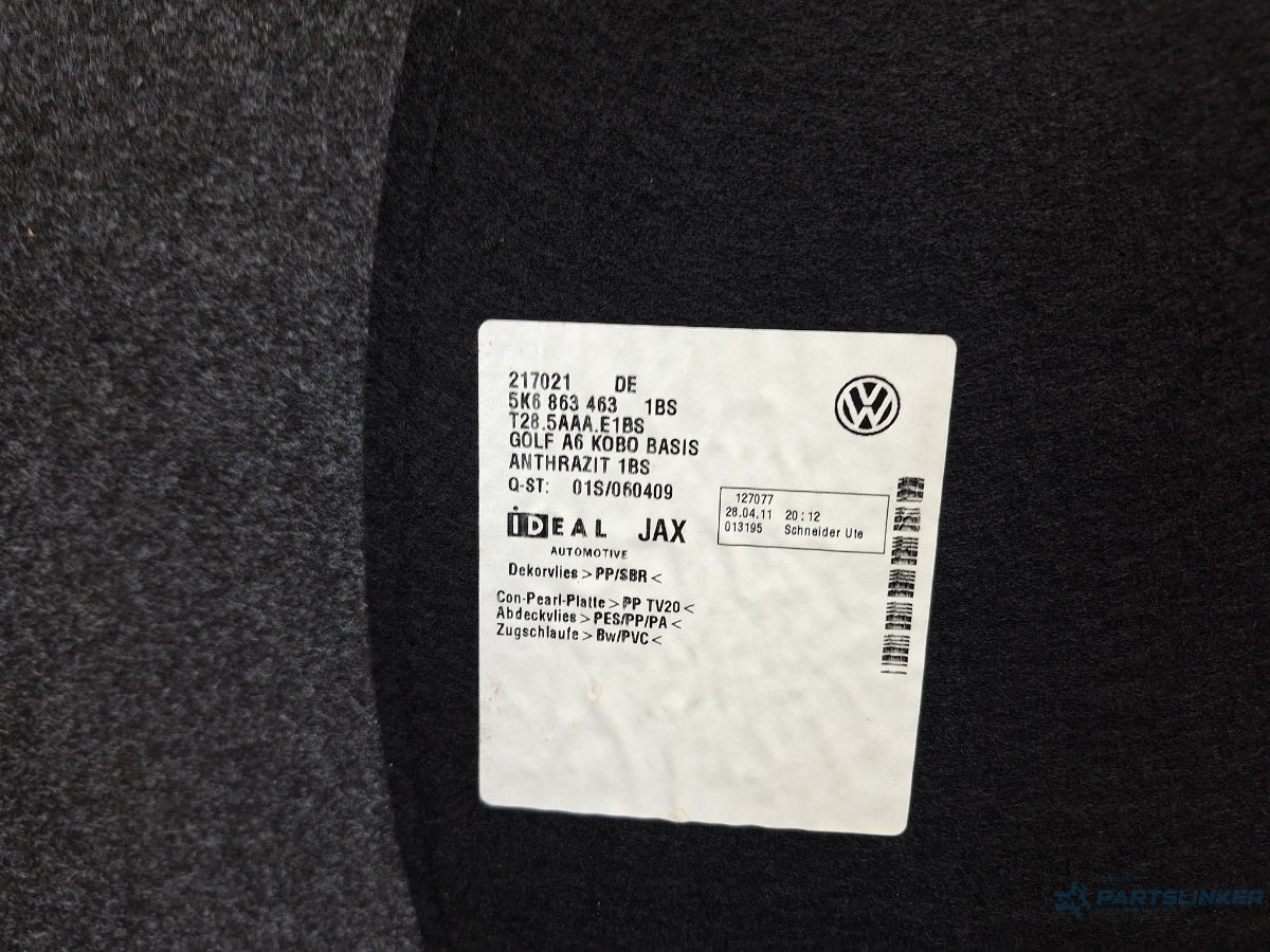 Capitonaj portbagaj VOLKSWAGEN GOLF VI 5K1_ 2008 - 2012 TDi BlueMotion CAYC 5K6863463