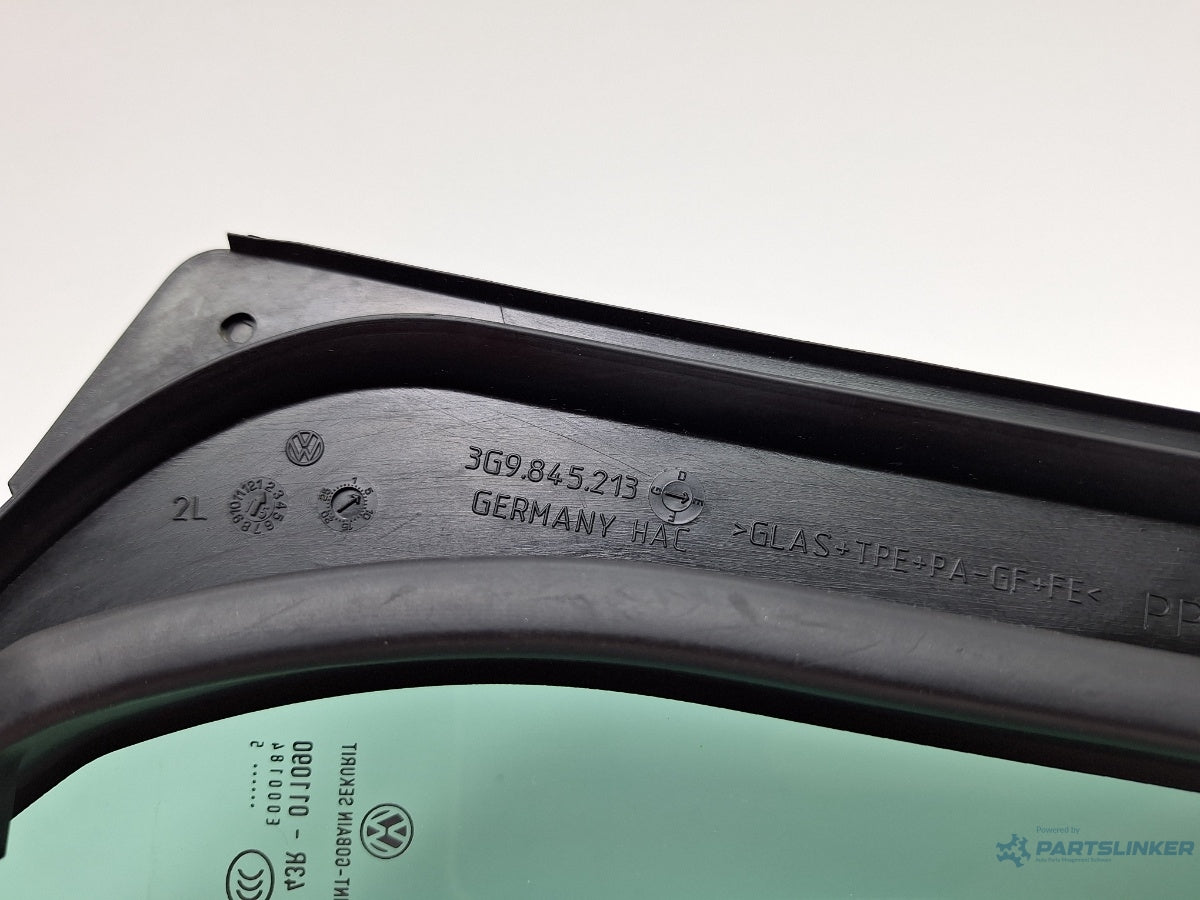 Geam fix privacy usa stanga spate VOLKSWAGEN PASSAT Variant 3G5 2014 - > TDI CRLB, DBGA, DFGA SAINT-GOBAIN 43R-011090 3G9845213E