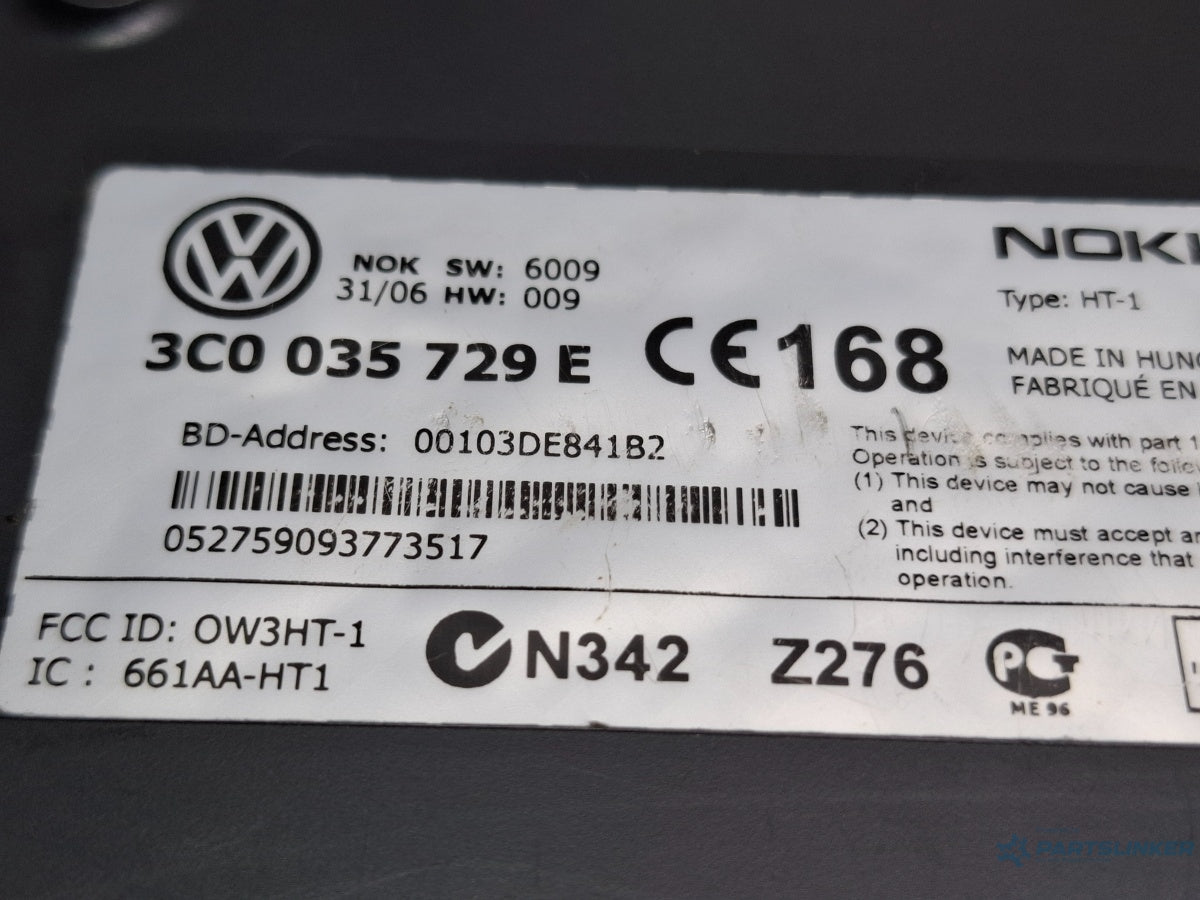Modul bluetooth VOLKSWAGEN PASSAT Variant 3C5 2005 - 2011 TDI BMP 3C0035729E