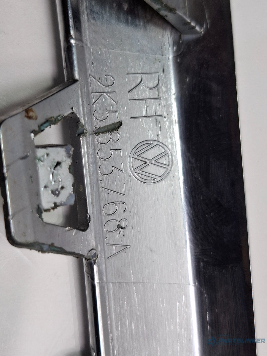 Ornament crom bara dreapta fata VOLKSWAGEN CADDY IV Estate SAB, SAJ 2015 - > TDI CUUD, DFSD 2K5853768A