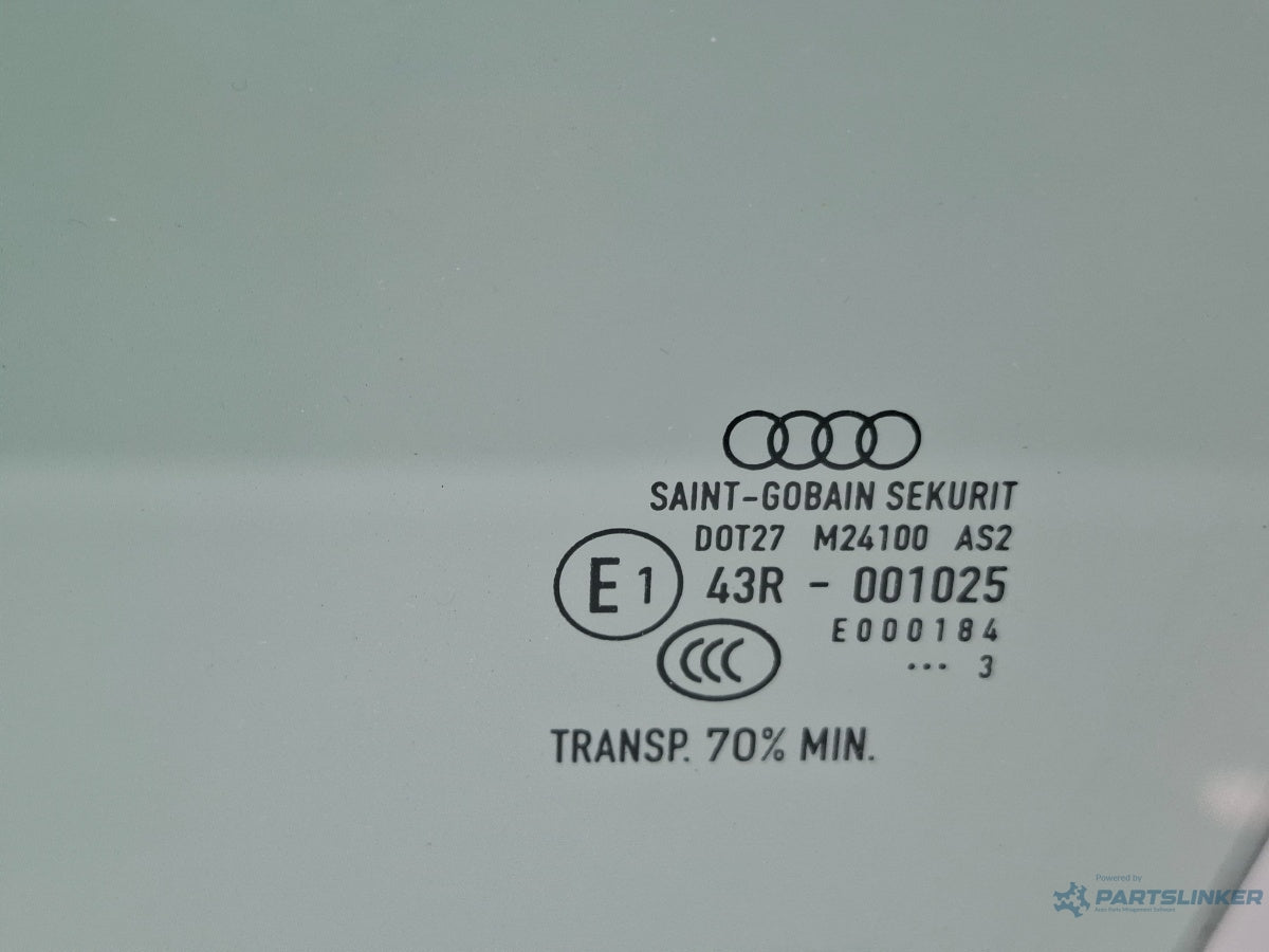 Geam usa stanga fata AUDI A3 Sportback 8VA, 8VF 2012 - > TDI CLHA SAINT-GOBAIN 43R-001025 8V4845201A