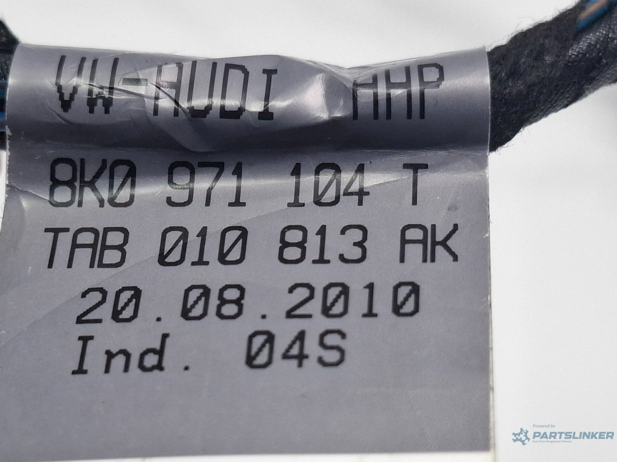 Instalatie electrica senzori parcare spate AUDI A4 IV 8K2, B8 2007 - 2015 TDI CAGB, CJCB, CSUB 8K0971104T