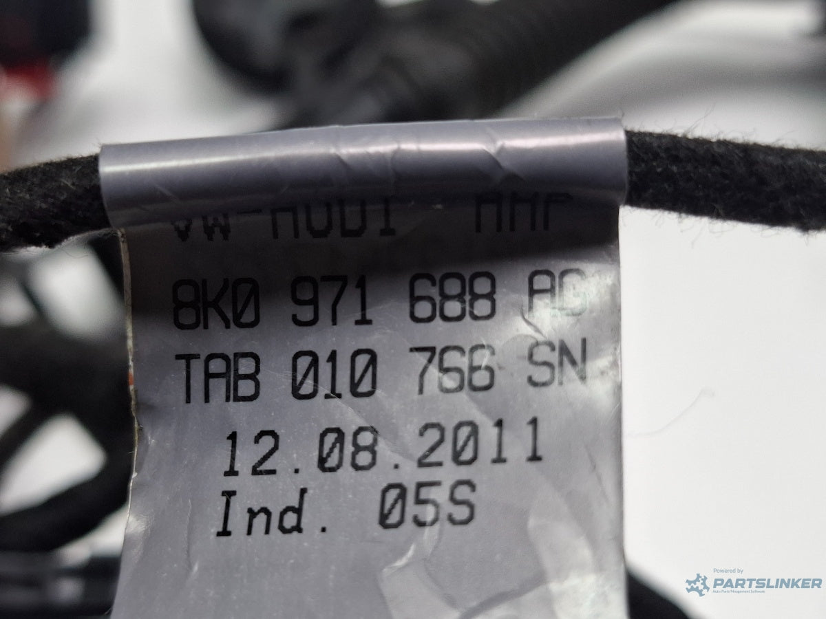 Instalatie electrica usa dreapta spate AUDI A4 IV 8K2, B8 2007 - 2015 TDI CAGB, CJCB, CSUB 8K0971688AG