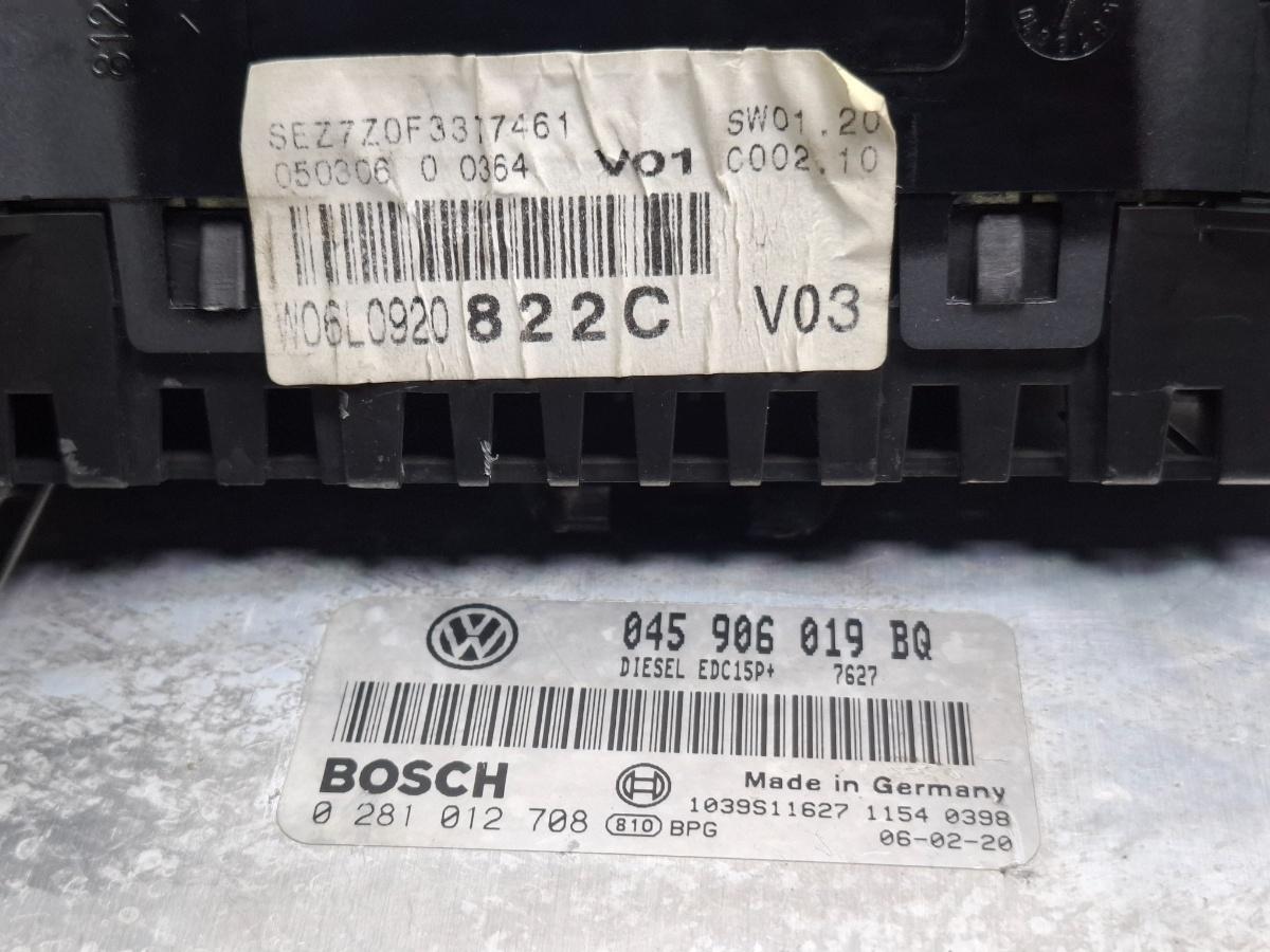 Kit pornire SEAT CORDOBA III 6L2 2002 - 2009 1.4 TDI BNV BOSCH 0281012708 045906019BQ , 6L0920822C