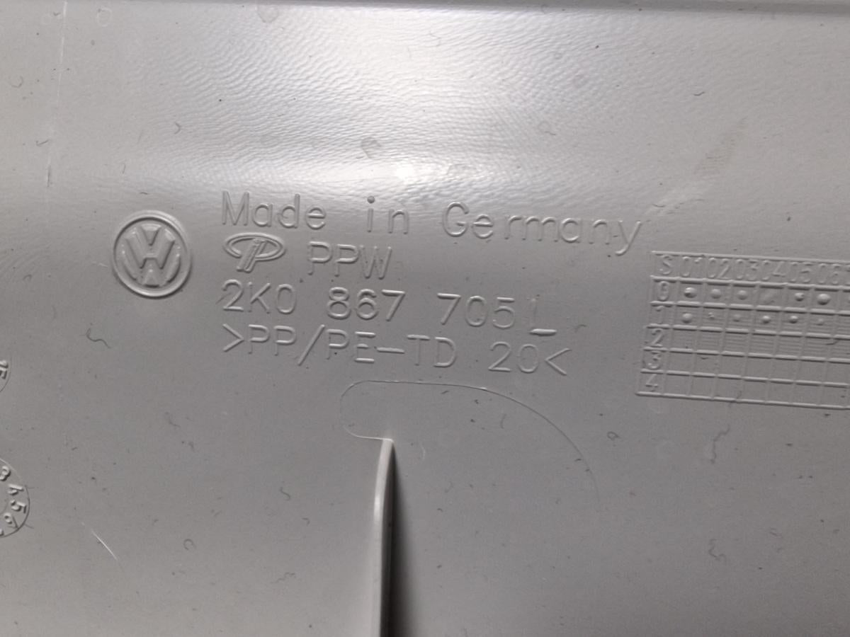 Ornament plafon VOLKSWAGEN CADDY IV Estate SAB, SAJ 2015 - >2.0 TDI CUUD, DFSD 2K0867705L