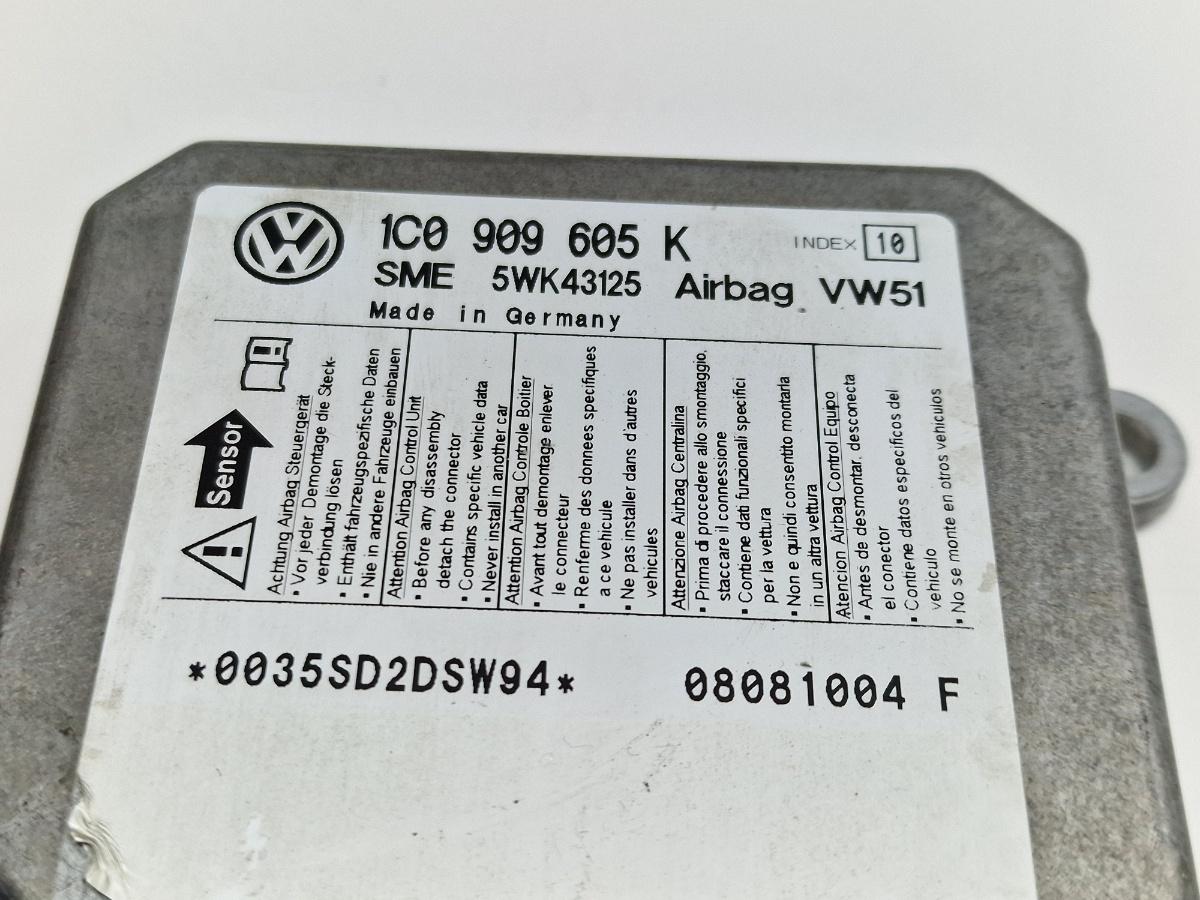Calculator airbag SKODA FABIA II 542 2006 - 20141.2 1.2 1.2 BBM, CHFA 1C0909605K