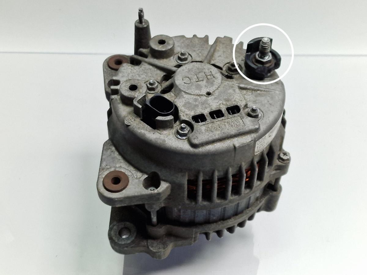 Alternator 120A VOLKSWAGEN GOLF IV Variant 1J5 1999 - 20061.9 TDI ATD, AXR 028903029G