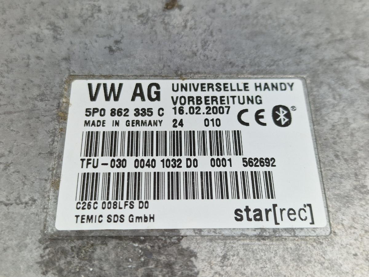 Modul bluetooth SKODA OCTAVIA II Combi 1Z5 2004 - 20132.0 TDI 16V BKD, CFHC, CLCB 5P0862335C