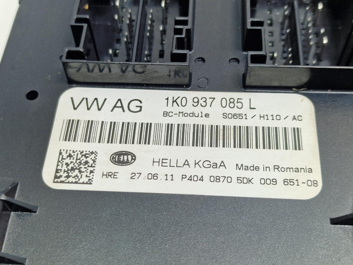 Modul confort SKODA OCTAVIA 1Z3 2004 - 20132.0 TDI 16V BKD, CFHC, CLCB HELLA 1K0937085L