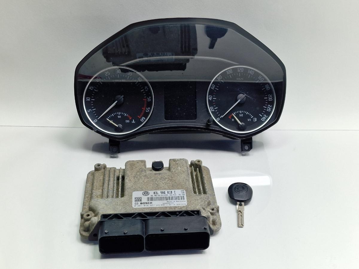 Kit de pornire SKODA OCTAVIA 1Z3 2009 - 2013 2.0 TDI CFHC BOSCH 0281016951 1Z0920843S , 03L906018C