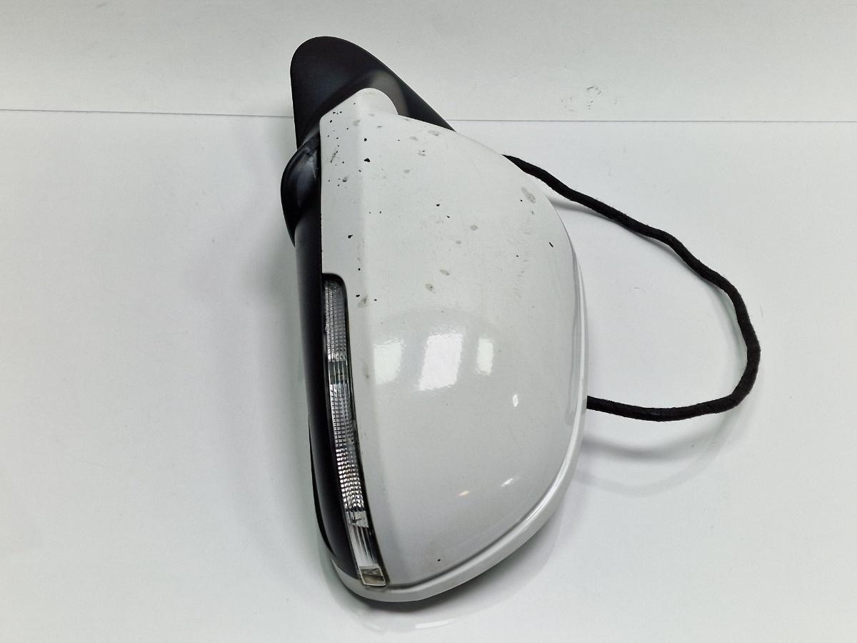 Oglinda electrica stanga SKODA OCTAVIA 1Z3 2010 - 2013 2.0 TDI 16V alb 9P / F9E 1Z2857507AB volan dreapta