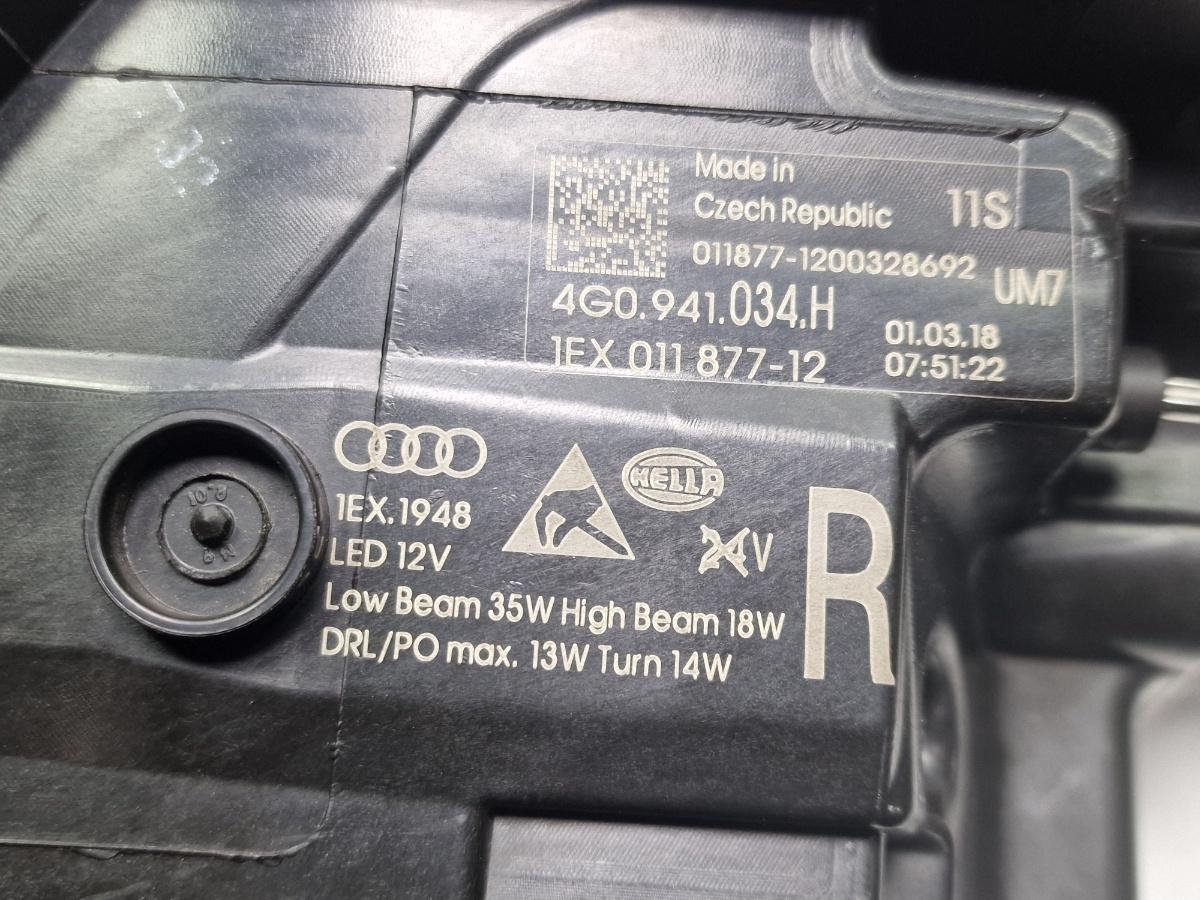 Far LED dreapta AUDI A6 IV Avant 4G5, C7, 4GD 2011 - 2018 2.0 TDI CSUD, DDCB 4G0941034H
