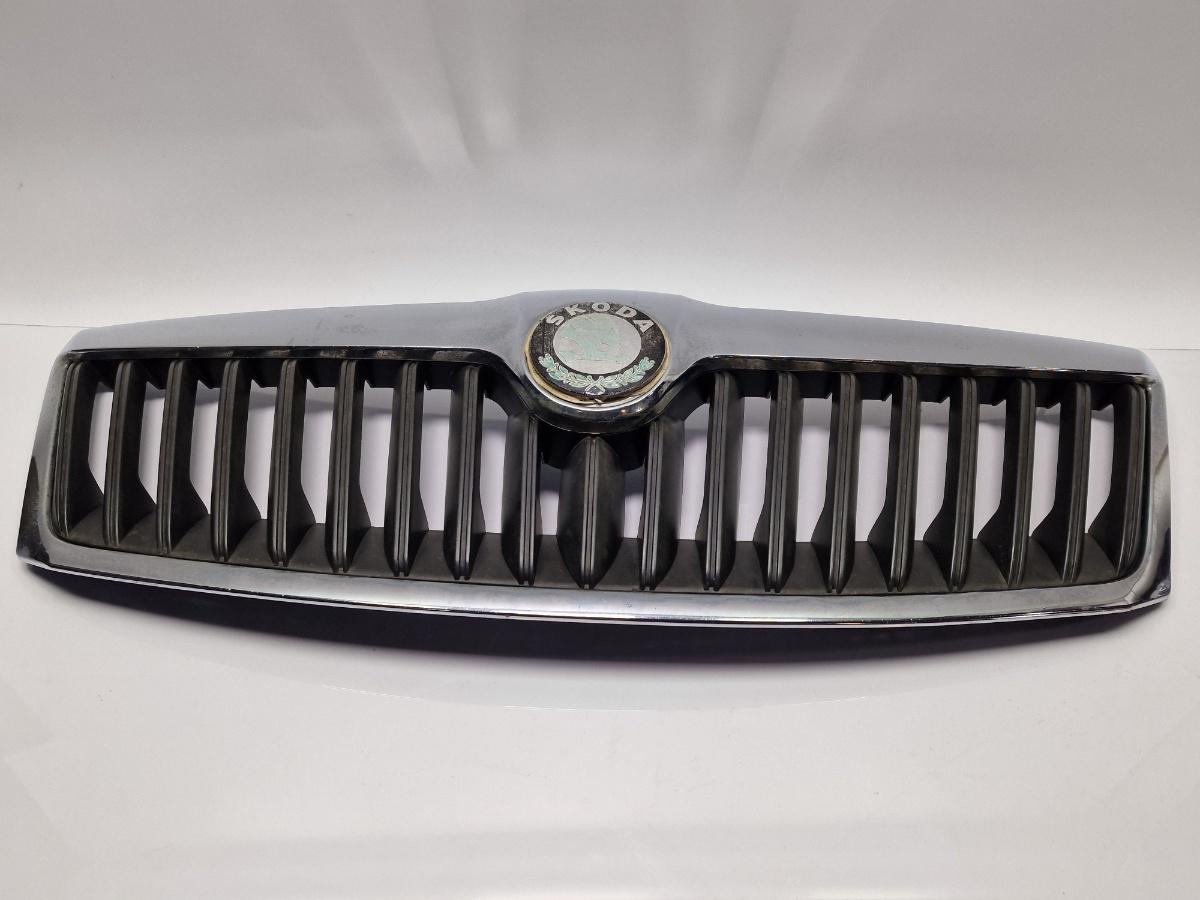 Grila radiator bara fata SKODA OCTAVIA 2 Facelift 2009 - 2013 1Z0853668A