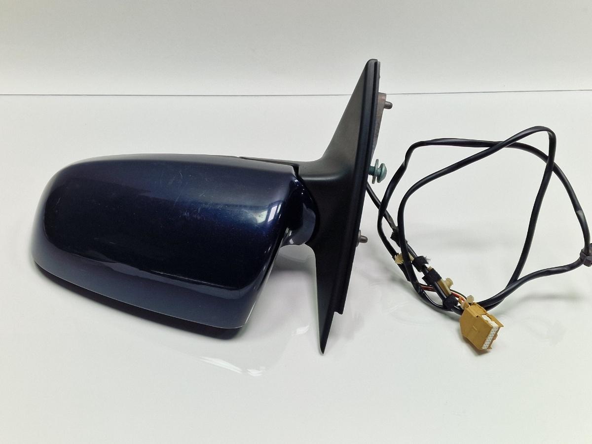 Oglinda electrica stanga AUDI A4 III Avant 8ED, B7 2004 - 2008 2.5 TDI BDG albastru LZ5J 8E1858531AA