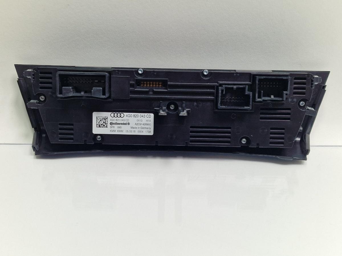 Panou clima AUDI A6 IV Avant 4G5, C7, 4GD 2011 - 2018 2.0 TDI CSUD, DDCB Continental 4G0820043CD